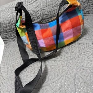 Baggu Small Nylon Crescent Bag - Madras
